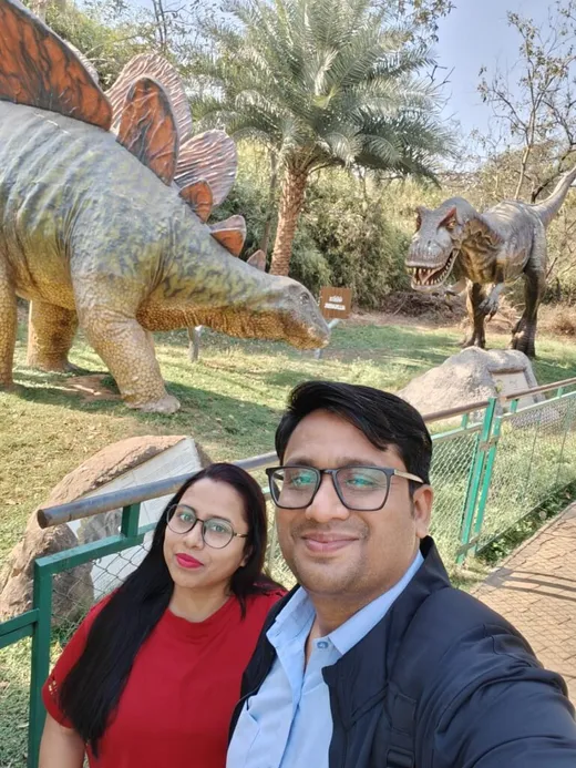 With my better half (Sushma Singh, Healthcare professional at SGPGI Lucknow)