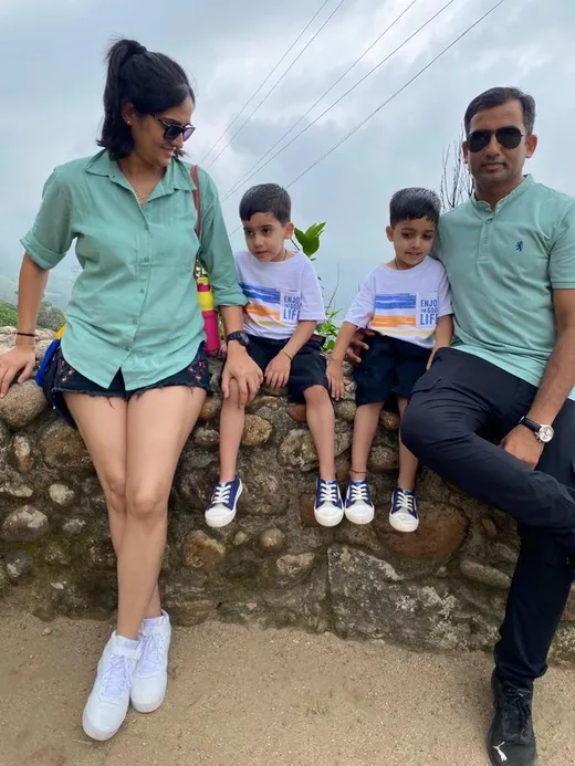 With Kiran, Pranjay & Praveer