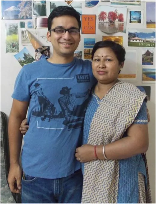 Me and Trishna Mishra (my mother)