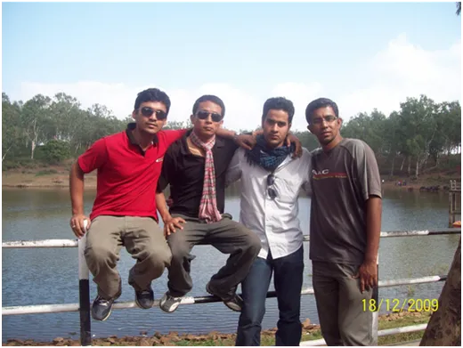 Left to right: Rohan, Angam, Sakib, and Ashwin