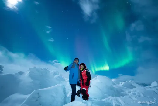 Witnessing Northern lights