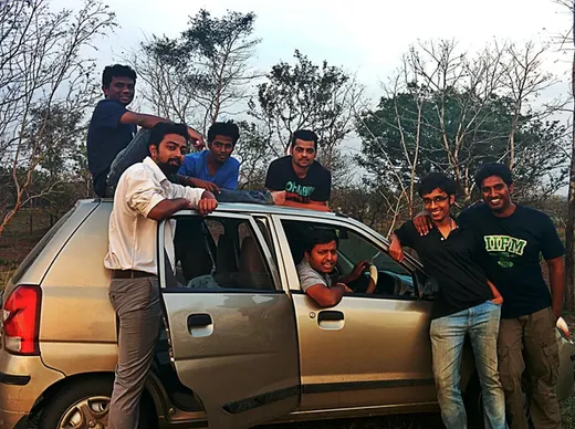 Bro-Code; Shantanu on a drive with his batchmates