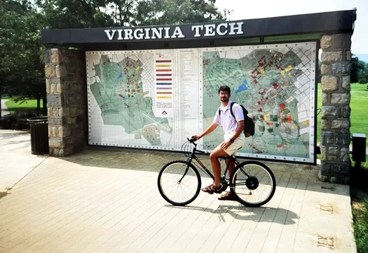 During my time at Virginia Tech in the US.