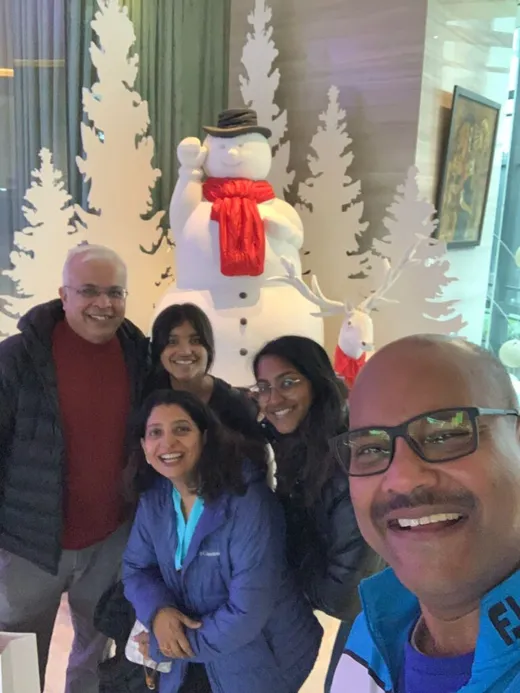 Our family with Jayesh Bhatia
