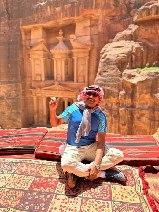 At Petra, Jordan