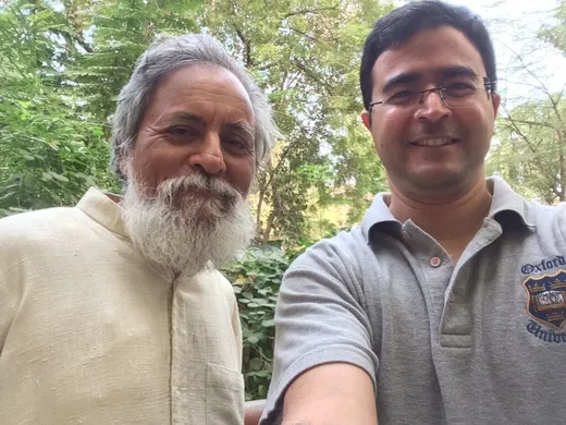With Prof Anil Gupta of IIM Ahmedabad