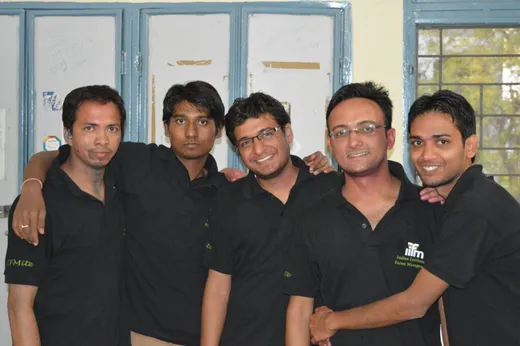 Farewell days - From L to R – Parag Bhide, Amit Nashkar, Deepak Goyal, Nitish Bharadwaj, Amit Aagarwal