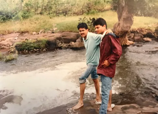 With Harpreet Bhinder in Bhopal in IIFM days