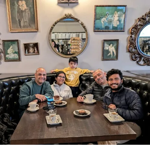A recent reunion with Dharmo and Arnab (missed having Shweta)
