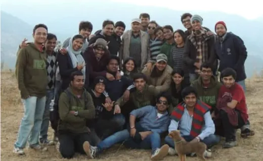 Field visit pic\- My batchmates with Shahbaz Ahmad Sir in Center