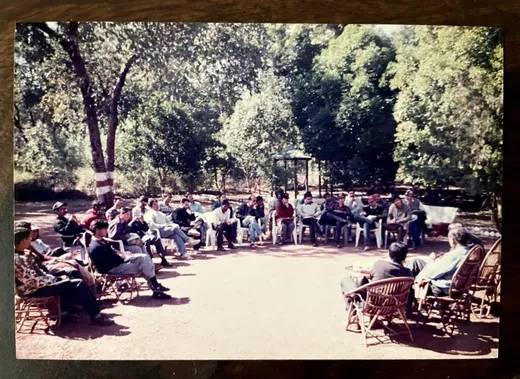 The batchmates at Bandhavgarh National Park in conversation with the Park Director. While I might have been to many national parks and tiger reserves in the course of my career, this one is etched in my mind and heart. This as mentioned in the USAID blogspot “How to Save a Tiger” where I am named as one of USAID Tiger Champions ([https://medium.com/usaid-2030/how-to-save-a-tiger-4e0610e0914b](https://medium.com/usaid-2030/how-to-save-a-tiger-4e0610e0914b)) We even had an elephant safari in the morning, something that doesn’t happen anymore. Though we might have seen a tiger in that visit, none of my batchmates can forget the animal calls we ‘heard’ in the night to tell us that the tiger was near us while we were huddled in the forest camp.