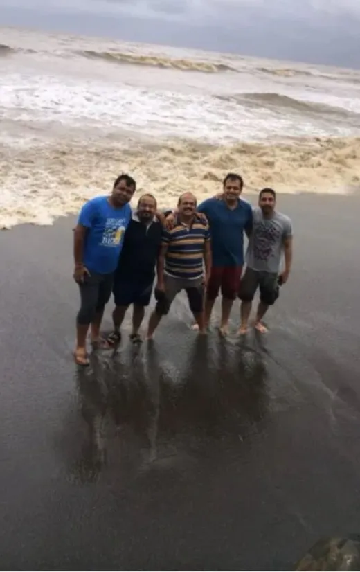 With Avijit,Mandar,Rahul,Mukul (From L to R)