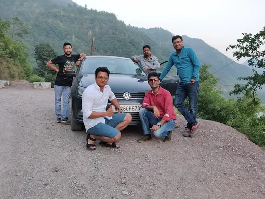 At trip with IIFMites at IDFC Bank – Sitting L to R - Mohammed Moinuddin, Parvej Sheikh, Standing Right - Deepak Goyal