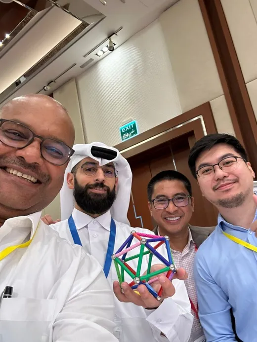 A workshop with colleagues