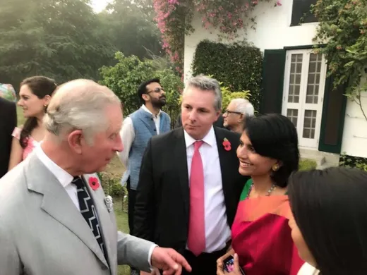 Meeting BAT’s Patron and President, HRH Prince Charles, New Delhi, Nov 2017