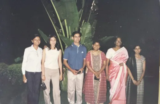 All 5 girls of my batch, with our batchmate late Abhinav Banerjee