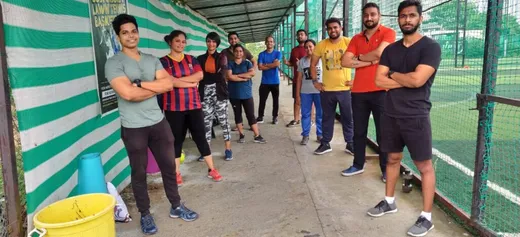 With workout buddies