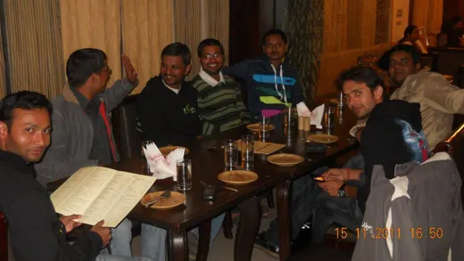 Celebration with friends