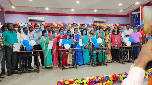 Distribution of 250 Sewing Machines to various Panchayats