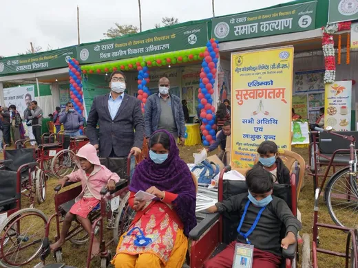 Distribution of Wheel Chairs and Artificial Limbs through ALIMCO