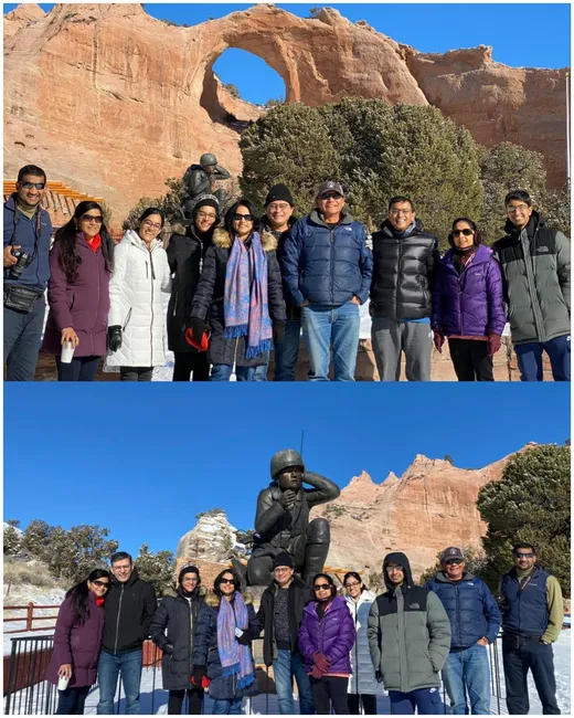 Family trip organized by Alark Saxena to Arizona and around.Families: Chandra Kishore, Sandeep Chakravarty, Alark and Vijay & Anjali Kaul.