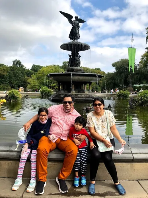 Abhishek and Family