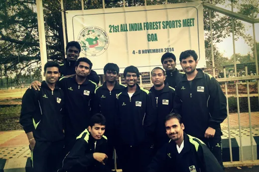 All India Forest Meet Goa – Basketball Team (2014)