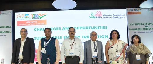 Host and Panelist for T 20 G20 workshop in Challenges and Opportunities for Sustainable Energy Transition at New Delhi, India