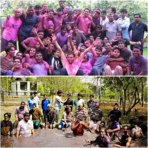 IIFM Holi with faculties, batchmates & juniors was so much fun
