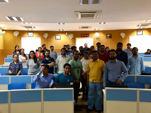 Class of Financial modelling where I taught with Dr. Ashutosh Verma (my supervisor)