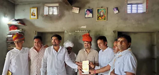 Being honored by the Bishnoi community in 2022