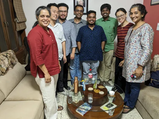 With my Research Scholars