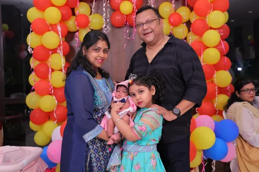 Our family-Pooja(my wife),Anjani & Kesar(my daughters)