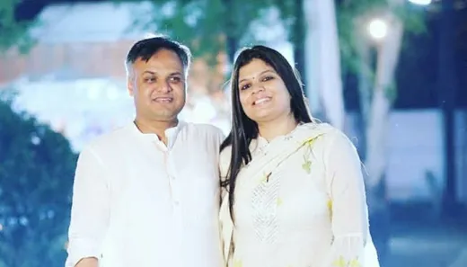 With Megha- my better half