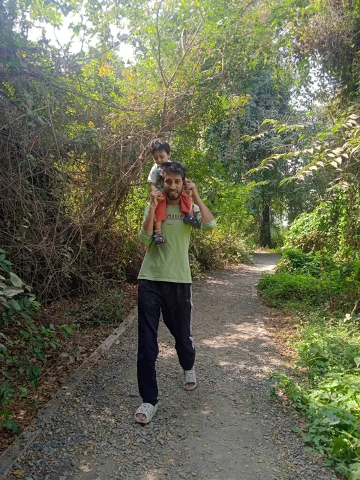 Exploring Powai lakeside of the IIT campus