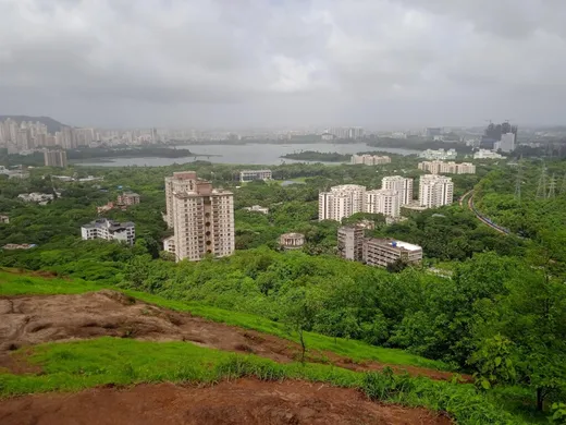 View of the IIT Bombay campus from atop the hilltop located within the campus