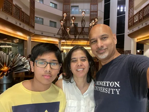Sonali's family pic