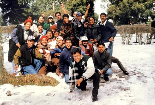 The batchmates at Mussoorie