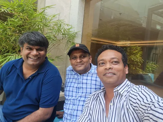 With Sameer(PFM 2001) & Kulranjan(PFM 2001)