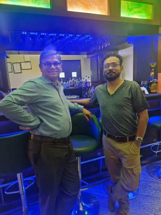 With Rajni (PFM 2000)