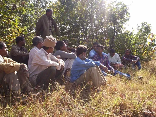 Interaction with villagers at Udaipur during field trip