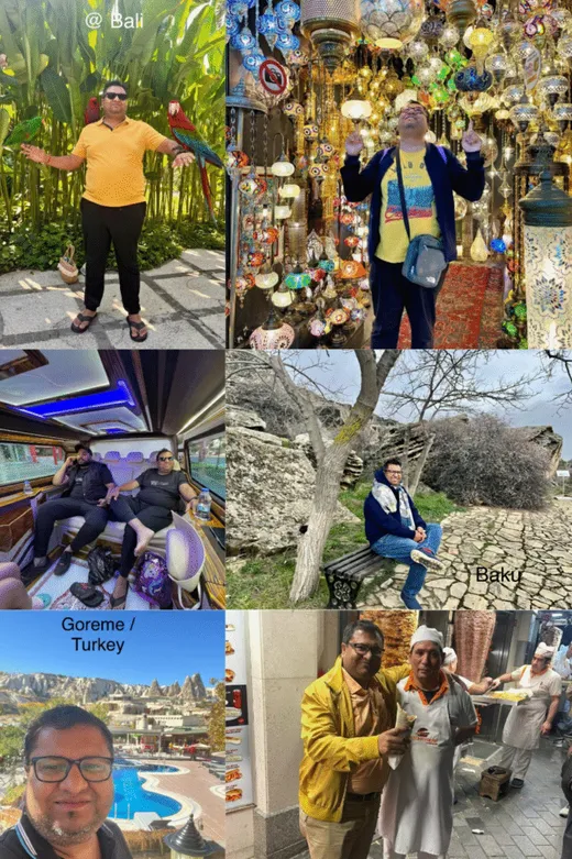 At various locations