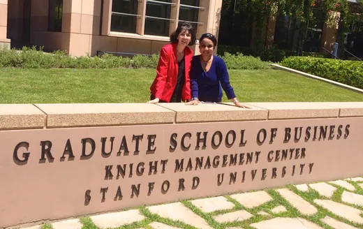 Kajoli at Stanford Leadership Program