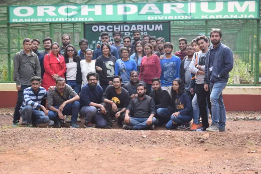 Manas with PFM 2019-21 in the field trip, Odisha
