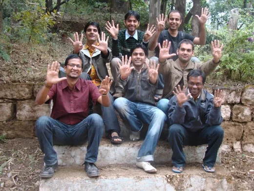 Nirbhay with his group G-9