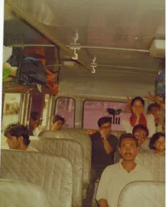 Field trip time! Alok Rajvanshi and Neeraj (looking like Roger Federer!) in the foreground. Subbu, Chetan, DC, Ritu, Vikas, and Sudipta in the back.