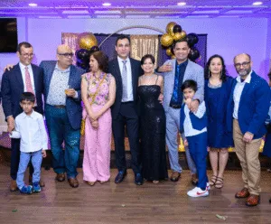 Neeraj, Nilanjan, Sonali (98-00), Sunil, Ritu, Chetan at my birthday bash in 2024. The two kids are Gautam Negi and Karan Veer Mallik. Nilanjan flew all the way from Toronto to attend. Much appreciated!