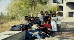 Post-kalpataru 1998. I see Kajoli and Navendu from senior batch here as well. I think final term exams were over by this time and within two weeks after this pic, almost everyone in my class had left IIFM for good.