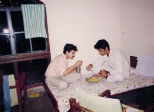 Maggi time with my roomie Sandy! It was a lifesaver on days when mess dinner sucked… which for me was true for at least 5 days a week!
