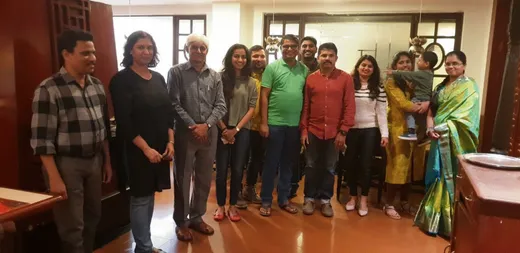 Alumni Meet during the Hyderabad Visit of Prof. Manmohan Yadav - Jan 2019